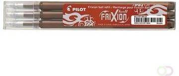 Pilot vullingen voor Frixion Ball en Frixion Ball Clicker bruin etui met 3 stuks