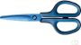 Plus FitCut Curve PREMIUM schaar 17 5 cm titanium bladen blauw op blister - Thumbnail 2