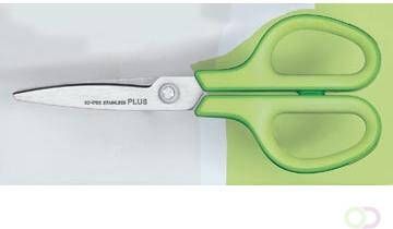 PLUS FitCut Curve SMART schaar 17 5 cm groen op blister