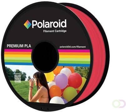 Polaroid 3D Universal Premium PLA filament 1 kg rood transparant