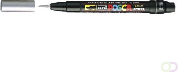 Posca Brushverfstift PCF350 1-10mm zilver
