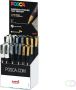Posca paintmarker PC 3M display van 36 stuks in geassorteerde kleuren - Thumbnail 1