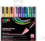 Posca paintmarker PC 5M set van 8 markers in geassorteerde pastelkleuren - Thumbnail 2