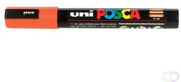 Posca uni-ball Paint Marker op waterbasis PC-5M donkeroranje