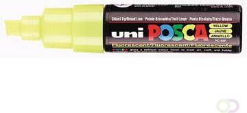 Posca uni ball Paint Marker op waterbasis PC 8K fluo geel