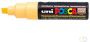 Posca uni ball Paint Marker op waterbasis PC 8K licht fluo oranje - Thumbnail 1