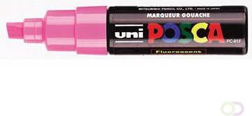 Posca uni-ball Paint Marker op waterbasis PC-8K fluo roze