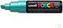 Posca uni-ball Paint Marker op waterbasis PC-8K groen metaal - Thumbnail 1