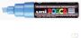 Posca uni-ball Paint Marker op waterbasis PC-8K lichtblauw - Thumbnail 2