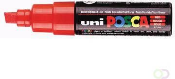 Posca uni-ball Paint Marker op waterbasis PC-8K rood