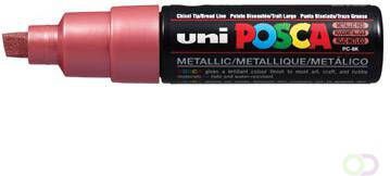 Posca uni-ball Paint Marker op waterbasis PC-8K rood metaal