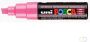 Posca uni-ball Paint Marker op waterbasis PC-8K roze - Thumbnail 1