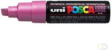 Posca uni-ball Paint Marker op waterbasis PC-8K roze metaal