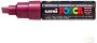 Posca uni-ball Paint Marker op waterbasis PC-8K wijnrood - Thumbnail 2