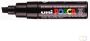 Posca uni-ball Paint Marker op waterbasis PC-8K zwart - Thumbnail 1