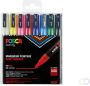 Posca paintmarker PC-3M set van 8 markers in geassorteerde basiskleuren - Thumbnail 1