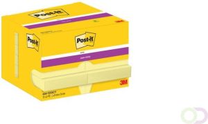 Post-It Super Sticky Notes 90 vel ft 51 x 76 mm geel pak van 12 blokken