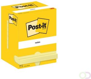 Post-it Memoblok 3M 657 76x102mm geel