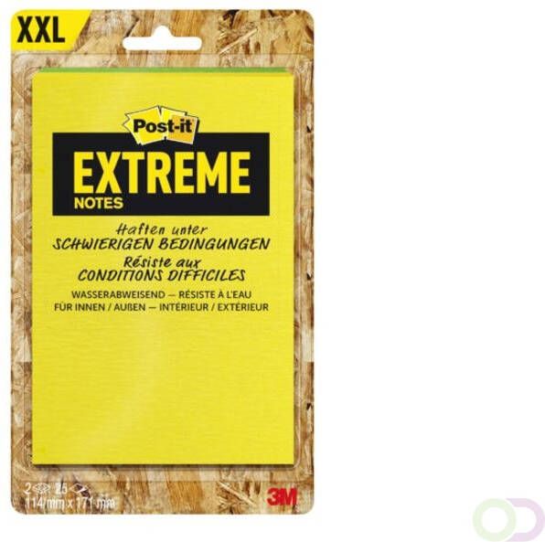 Post-it Memoblok Extreme 114x171mm groen geel