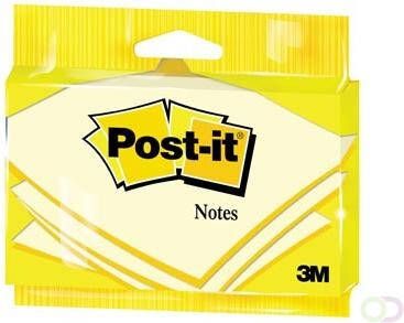 Post it Notes ft 76 x 127 mm geel blok van 100 vel op blister