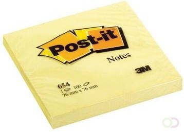Post-it Notes 100 vel ft 76 x 76 mm kanariegeel (canary yellow)