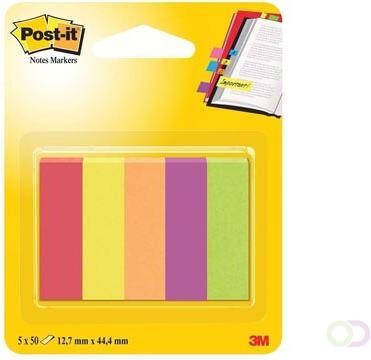Post-it notes markers Jaipur ft 12 7 x 44 4 mm blister met 5 blokjes van 50 vel