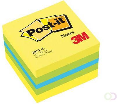 Post-it Notes mini kubus 400 vel ft 51 x 51 mm groen