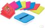 Post-It Super Sticky Z-notes dispenser met 8 blokken 76 x 76 mm geassorteerde kleuren - Thumbnail 1