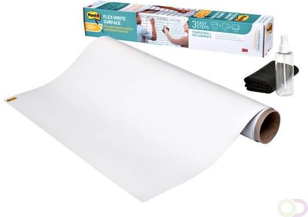 Post-it Whiteboardfolie 3M Flex Write Surface 121 9x243 8cm wit
