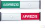 Posta Infobord aanwezig afwezig 125x30mm - Thumbnail 1