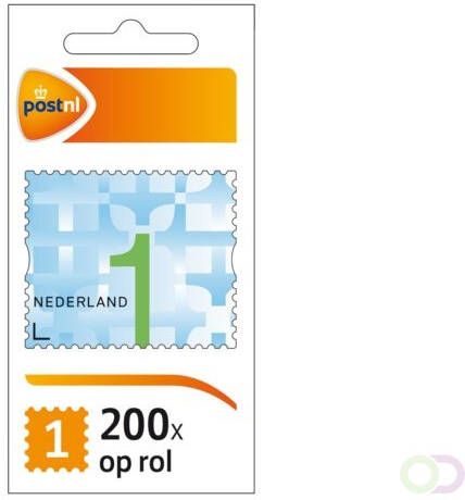 Postzegels Postzegel NL waarde 1 zelfklevend 200 stuks