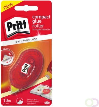 Pritt lijmroller Compact niet-permanent op blister