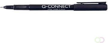 Q-Connect fineliner 0 4 mm zwart