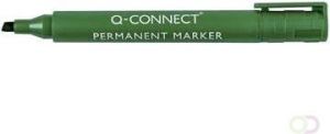 Q-Connect Q Connect permanent marker schuine punt groen