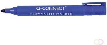 Q-Connect permanente marker ronde punt blauw