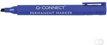 Q-Connect permanente marker schuine punt blauw