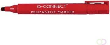 Q-Connect Q Connect permanente marker schuine punt rood