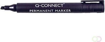 Q-Connect permanente marker schuine punt zwart