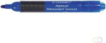 Q-Connect premium permanent marker ronde punt blauw