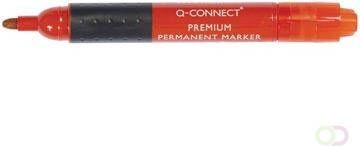 Q-Connect premium permanent marker ronde punt rood