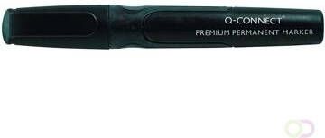 Q-Connect premium permanent marker ronde punt zwart