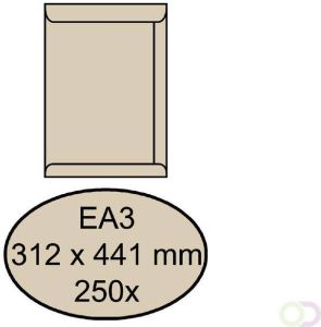 Quantore Envelop akte EA3 312x441mm cremekraft 250stuks