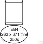 Quantore Envelop akte EB4 262x371mm wit 250stuks - Thumbnail 1