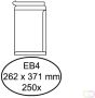 Quantore Envelop akte EB4 262x371mm zelfklevend wit 250stuks - Thumbnail 1