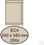 Quantore Envelop akte EC4 240x340mm cremekraft 250stuks - Thumbnail 1