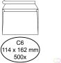 Quantore Envelop bank C6 114x162mm zelfklevend wit 500stuks - Thumbnail 2