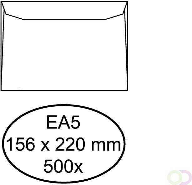 Quantore Envelop bank EA5 156x220mm wit 500stuks