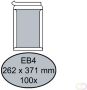 Quantore Envelop bordrug EB4 262x371mm zelfkl. wit 100stuks - Thumbnail 2