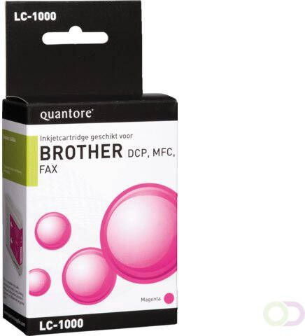Quantore Inkcartridge Brother LC-1000 rood