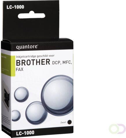 Quantore Inktcartridge alternatief tbv Brother LC-1000 zwart